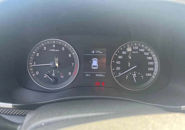 Hyundai Tucson cena 82900 przebieg: 34540, rok produkcji 2020 z Skępe małe 121